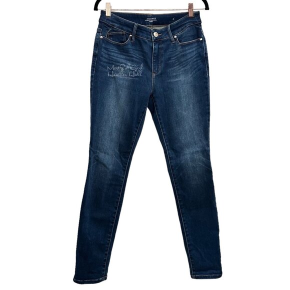 Chico’s Dark Wash Skinny Jeggings Size 4 - Picture 1 of 5